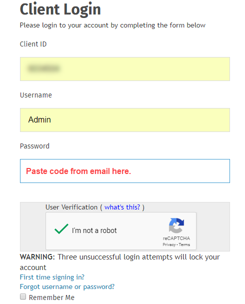 Resetting Your Online Password – MyTaxProgram